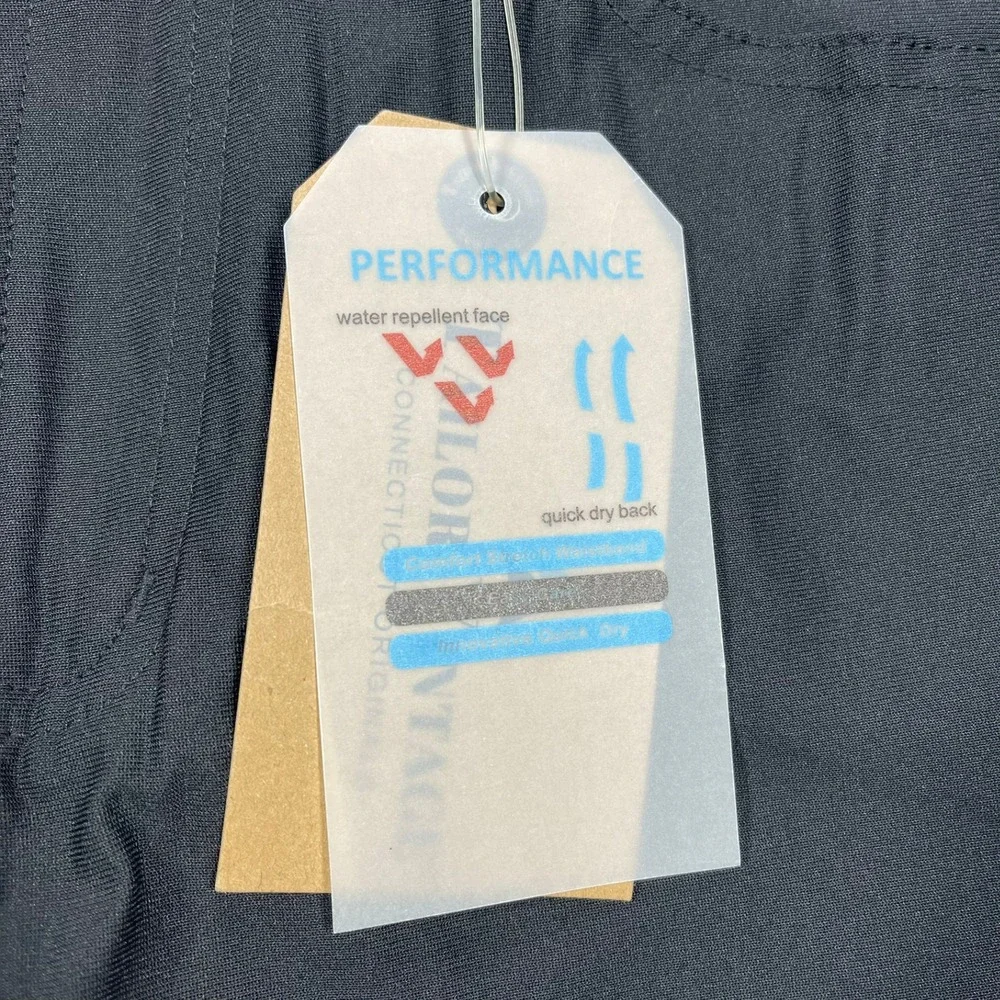 Tailor Vintage Performance Pants Mens 34x30(29 Black New Canaan Slim Fit Stretch